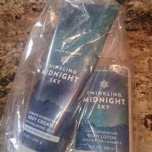 Bath & Body Works Twinkling Midnight Sky Body Care Duo